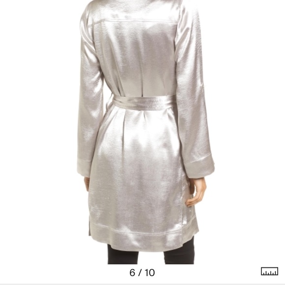 Line & dot reue silver coat jacket - Picture 5 of 8